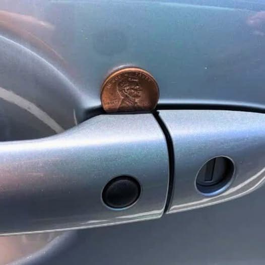 The Mystery of the Penny in the Car Door Handle: What It Could Mean