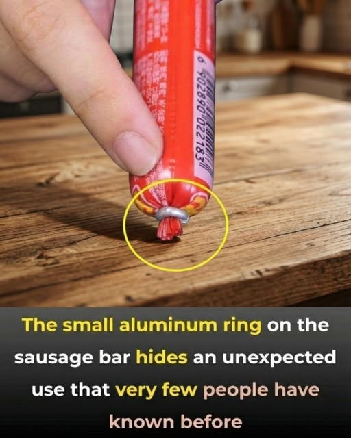 Metal Ring on Sausages