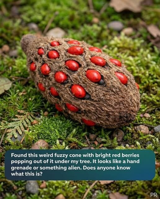 Strange Red Seed Cone