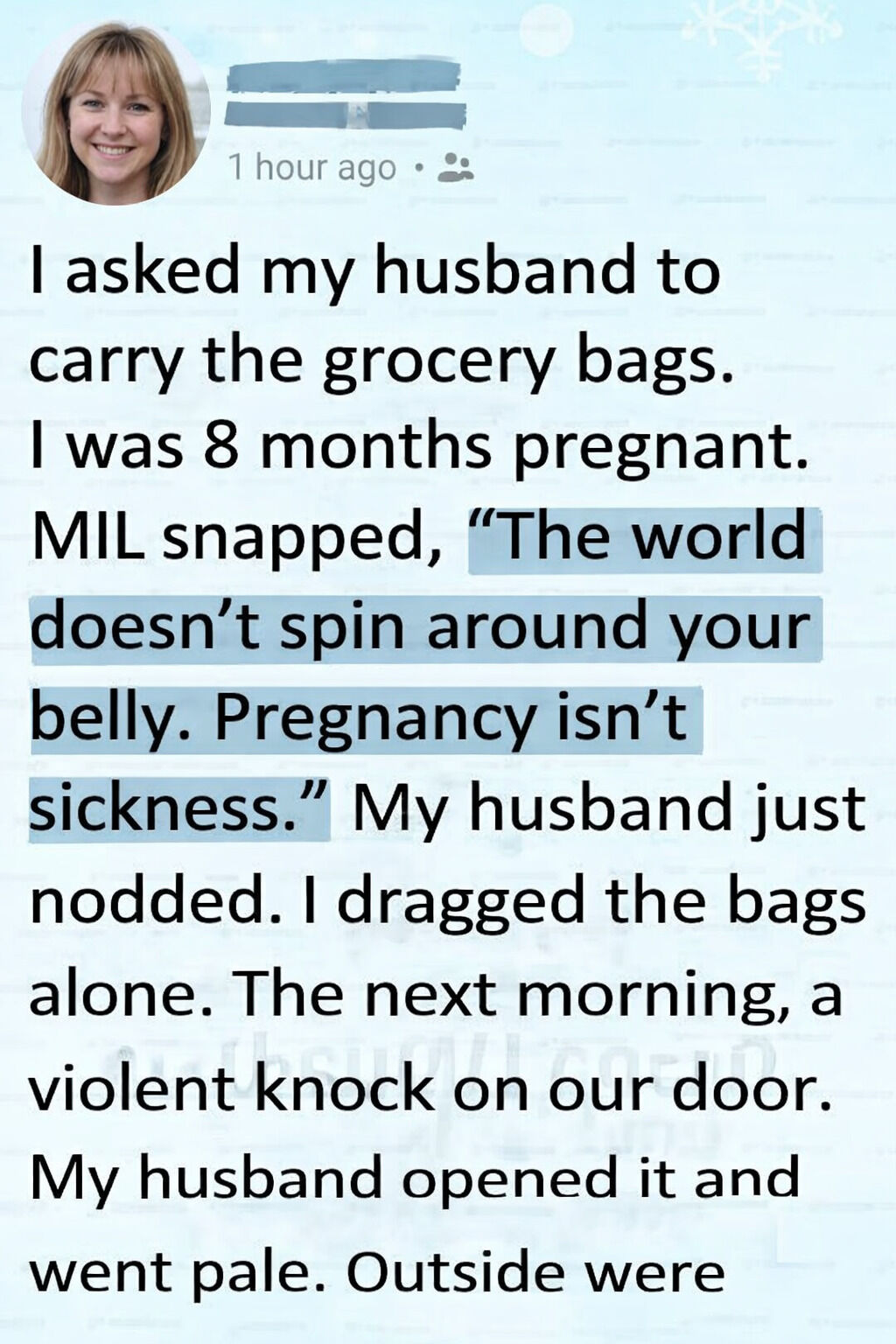 My Pregnancy Was Ignored—Until Someone Unexpected Defended Me