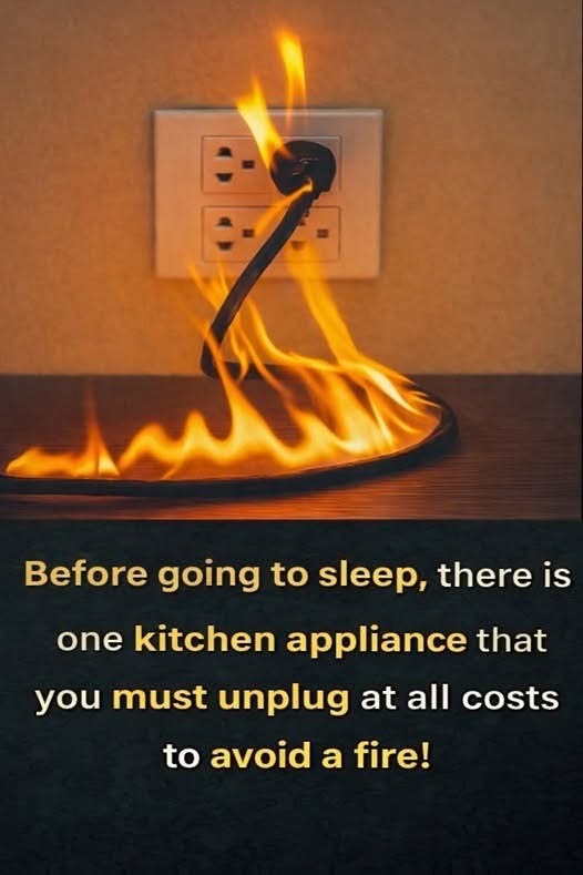 Unplug Appliance at Night