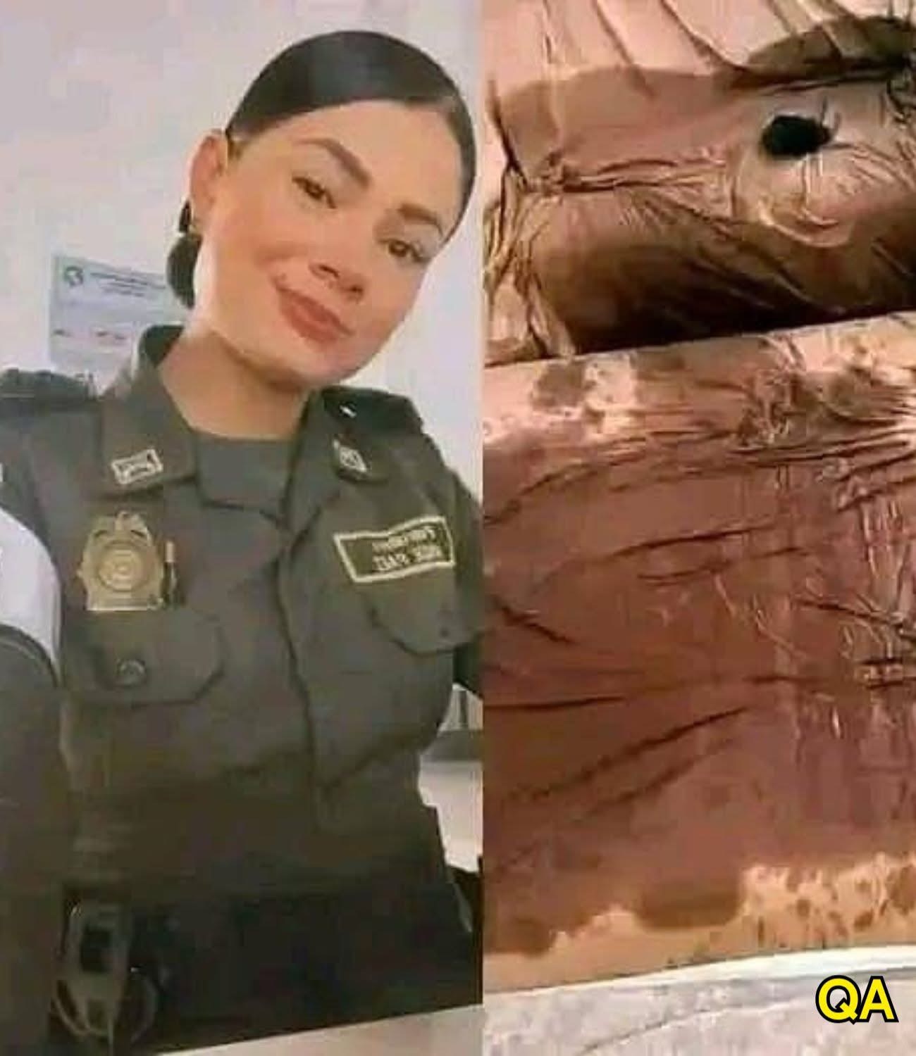 This young policewoman was filmed after her shift… See more