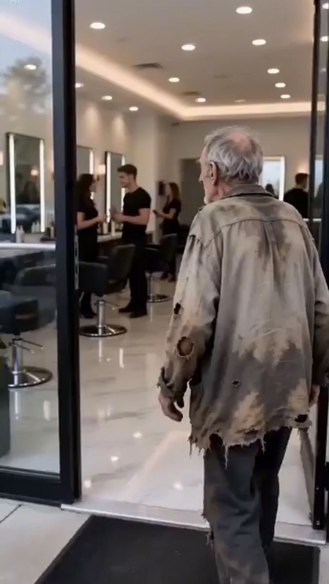 Part 2 : The salon held its breath.