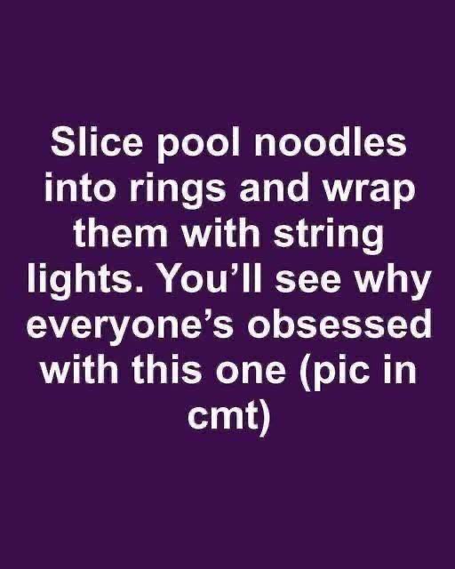 Pool Noodle Light Hack