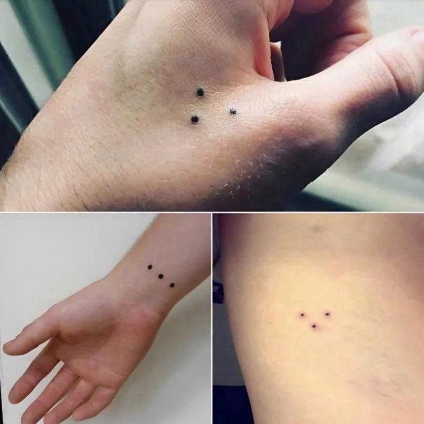 Three-Dot Tattoo Explained: What It Represents Across Different Cultures