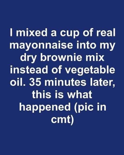 I Swapped Oil for Mayonnaise in My Brownies