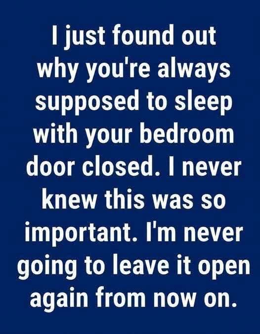 Why Keeping Your Bedroom Door Closed at Night Could Help Improve Home Safety