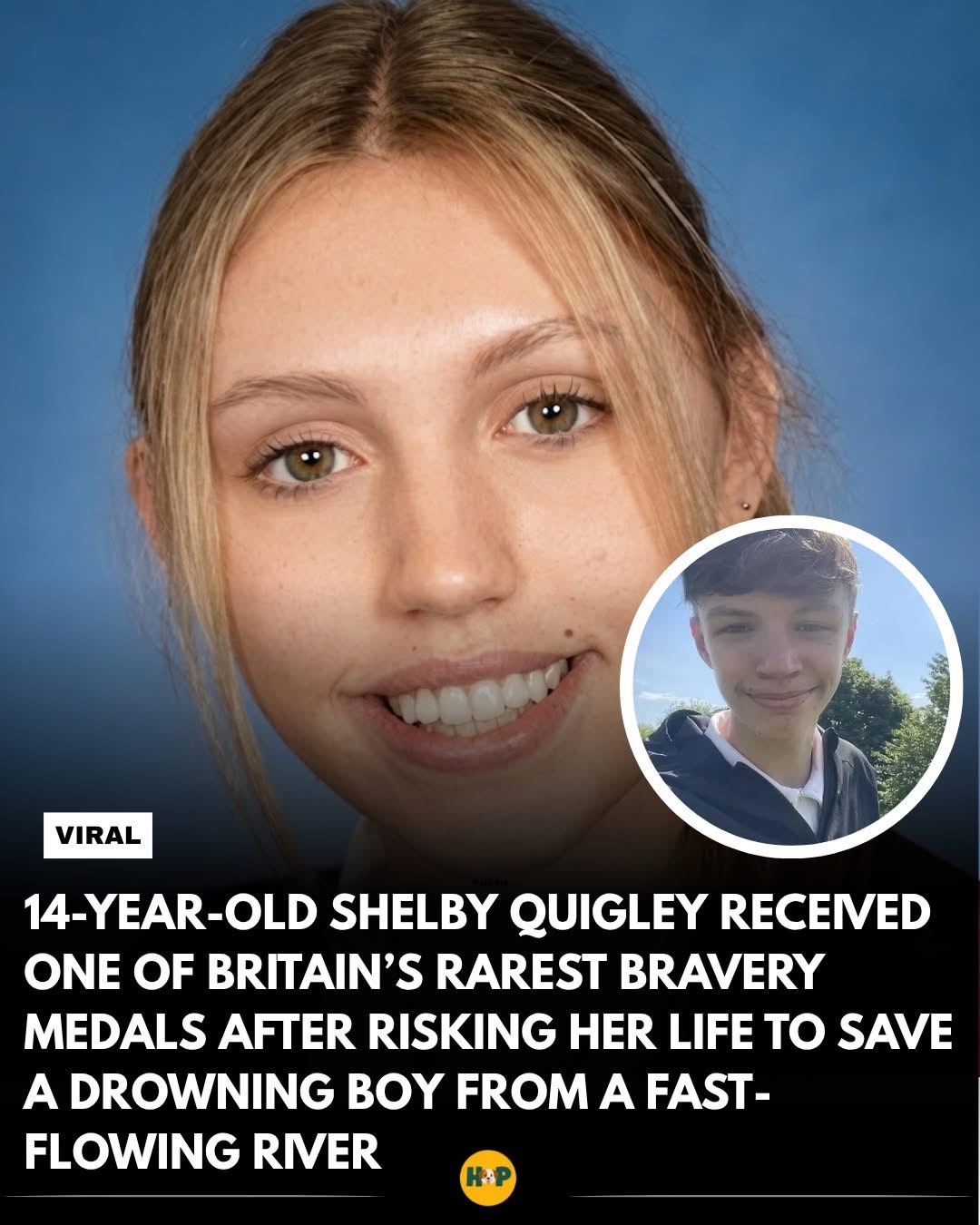 How unselfish & caring to risk your life, so he could live! ❤️👏