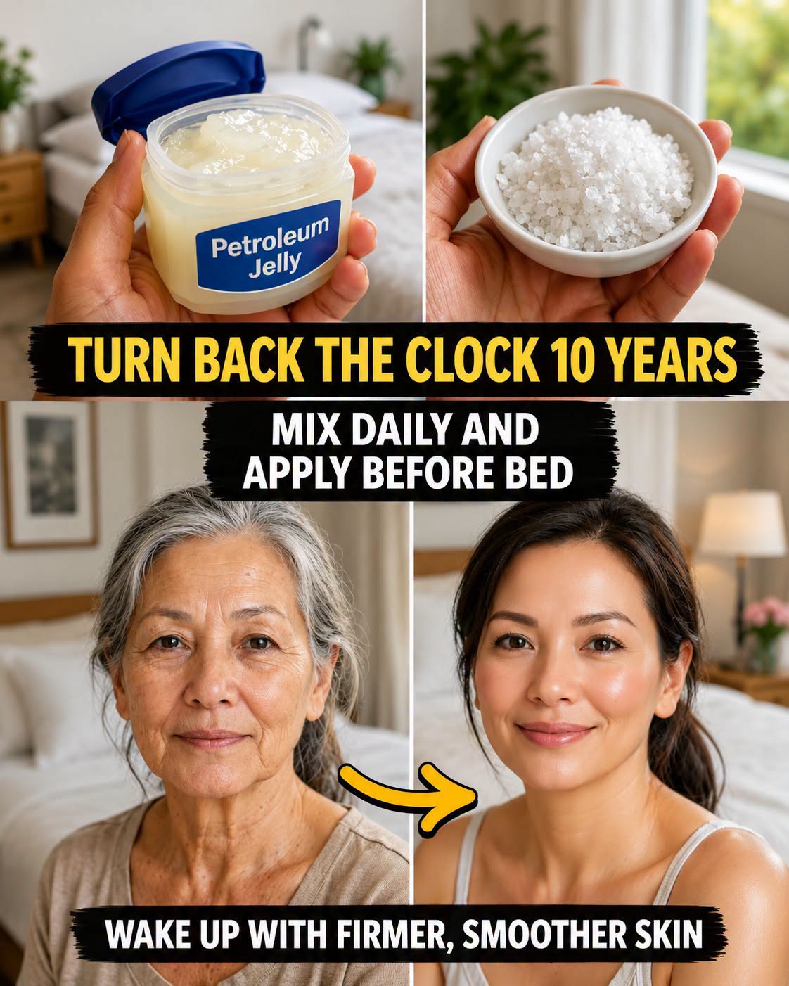 Look 10 Years Younger with Petroleum Jelly, Toothpaste & Sea Salt? A Gentle Look at This DIY Skincare Trend