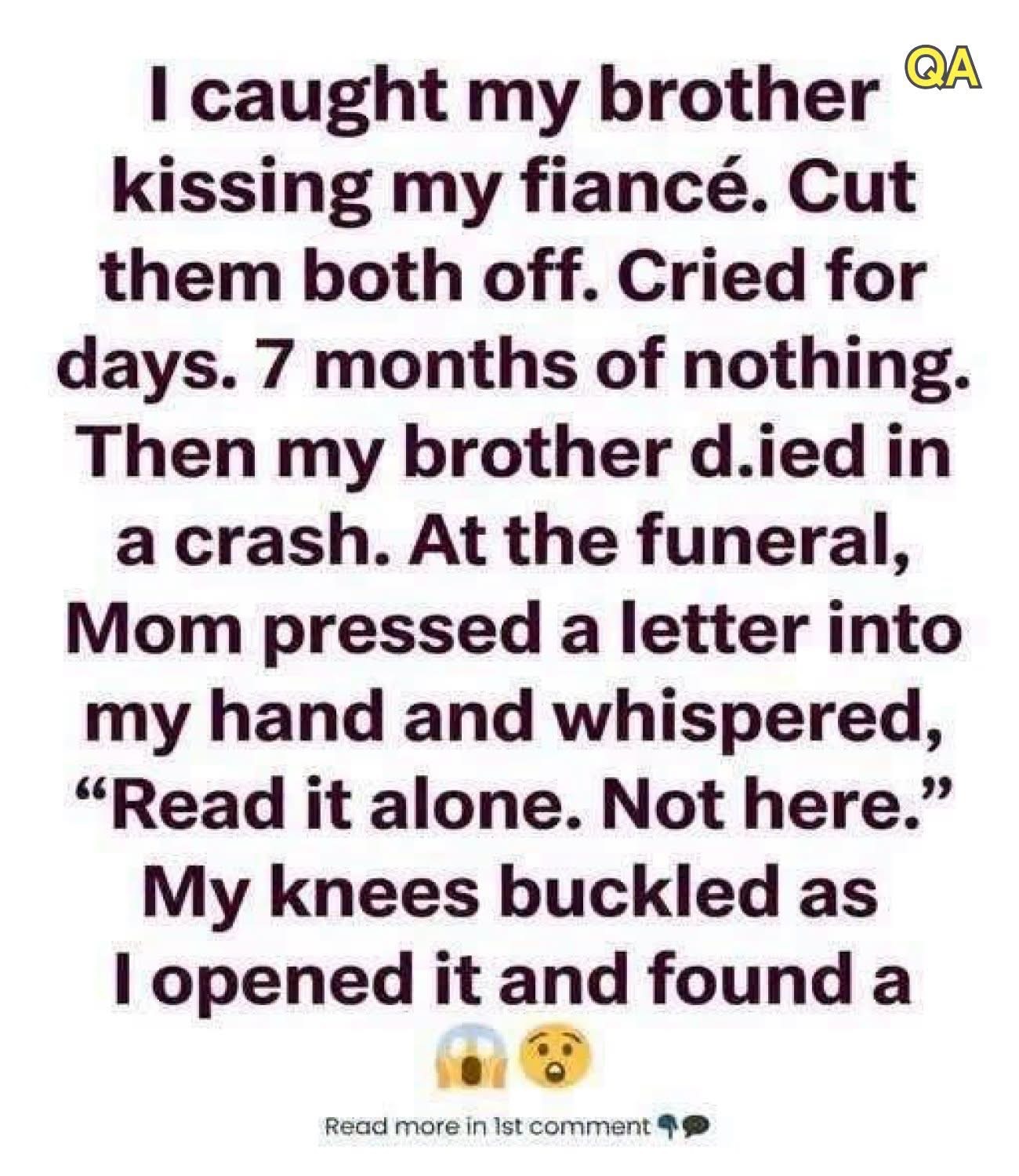 Hated My Brother For Kissing My Fiancรฉe