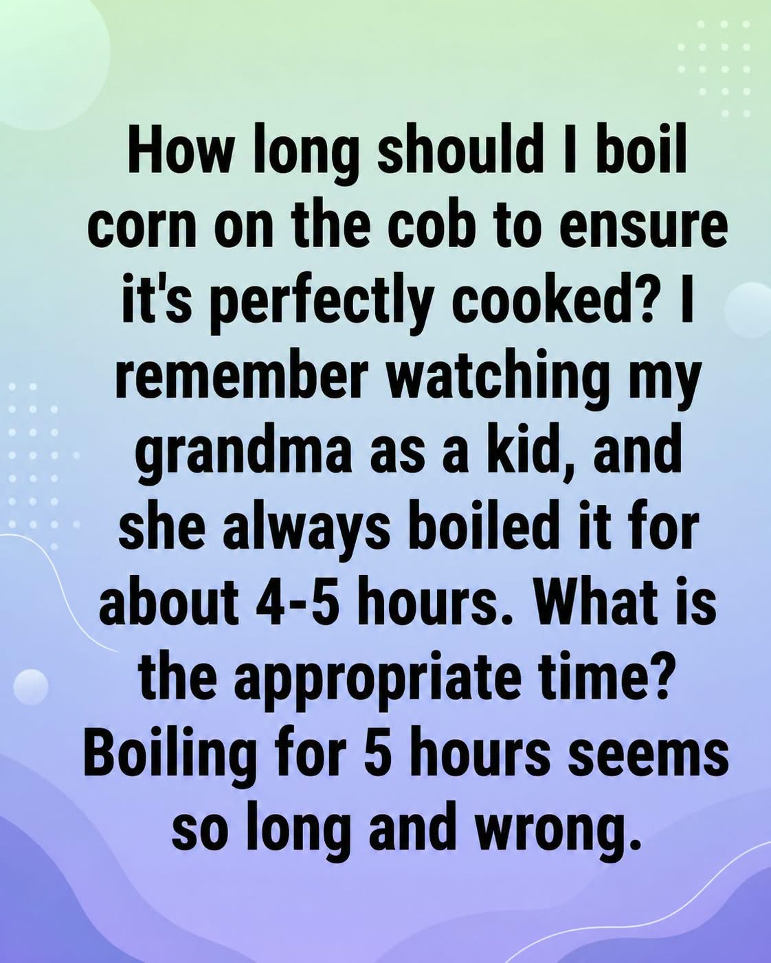 How Long Should You Boil Corn on the Cob