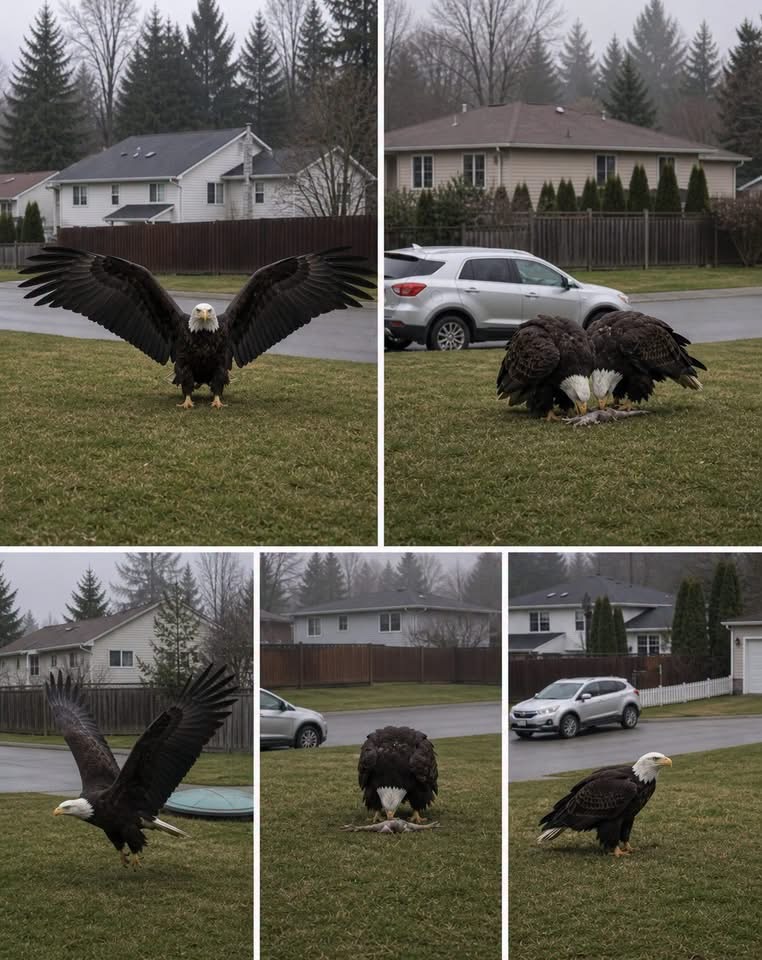 A Massive Eagle Was Spotted In Bro See more