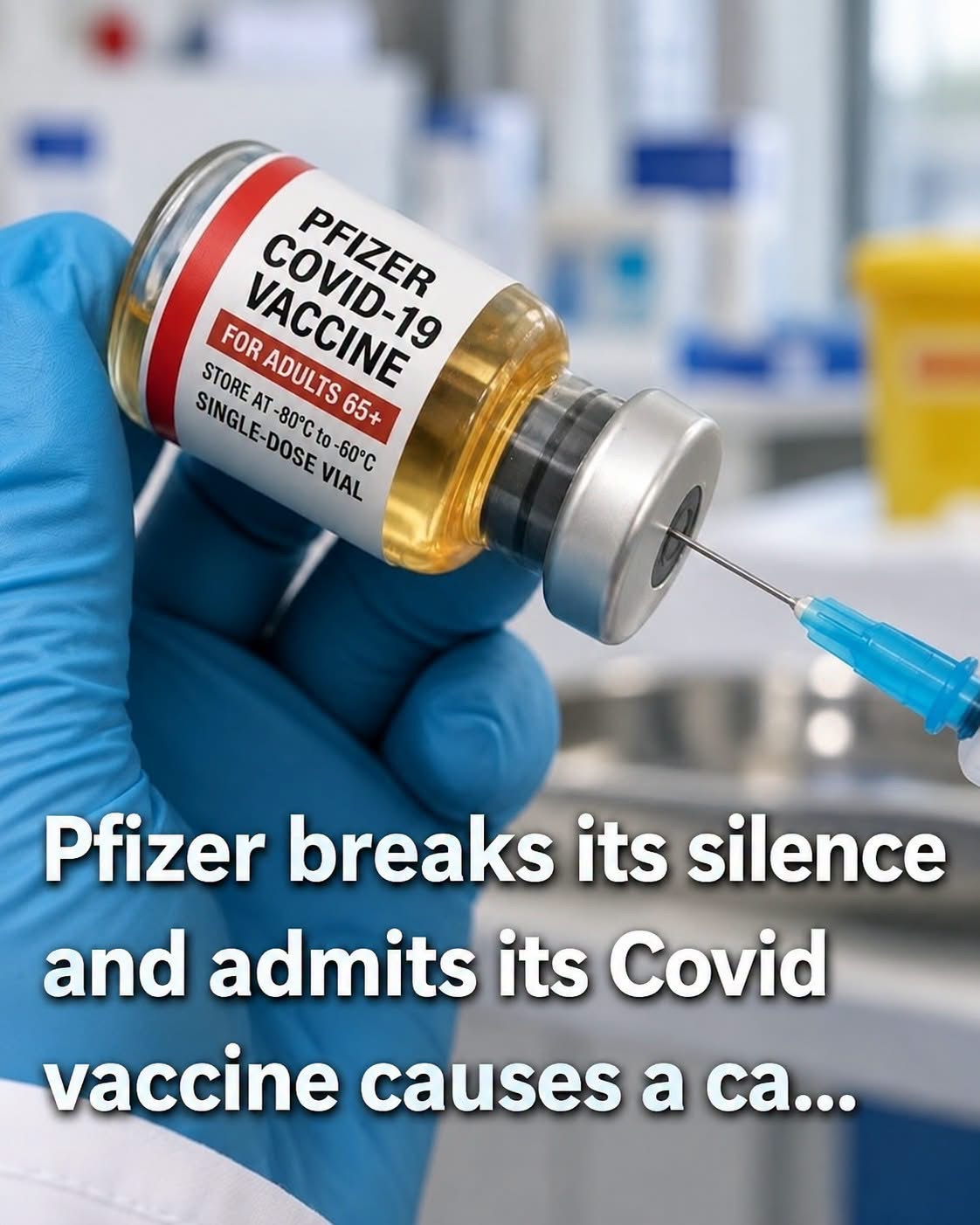Pfizer admits its Covid vaccines cause a ca