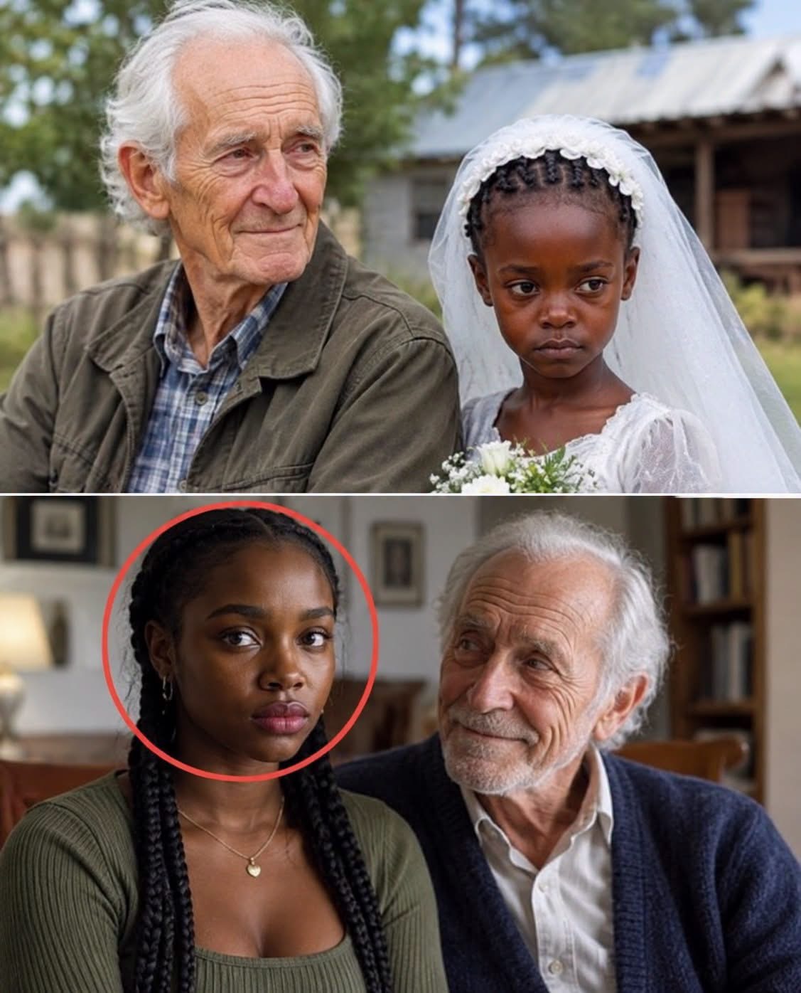 Sad Black Girl Married to a 70-Year-Old Manโ10 Days Later She Uncovered a Hidden Truth That Changed Everything