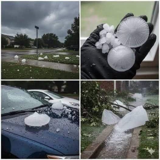 Red Alert: Strong hail just hit S-townโฆ See more