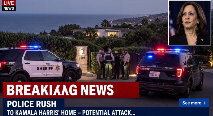 BREAKING: POLICE RUSH TO KAMALA HARRIS’ HOME – POTENTIAL ATT.ACK…